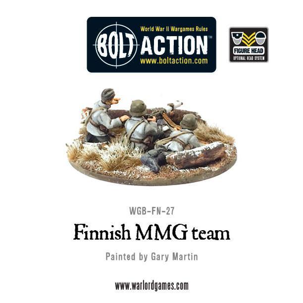 Bolt Action Finnish MMG Team New