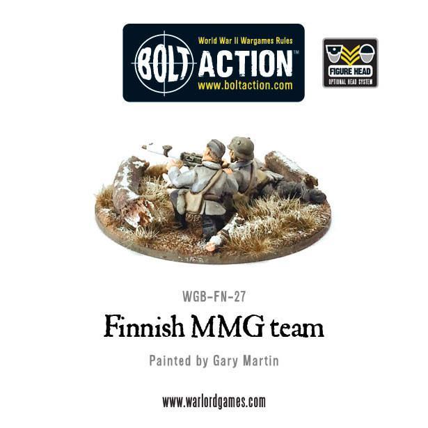 Bolt Action Finnish MMG Team New