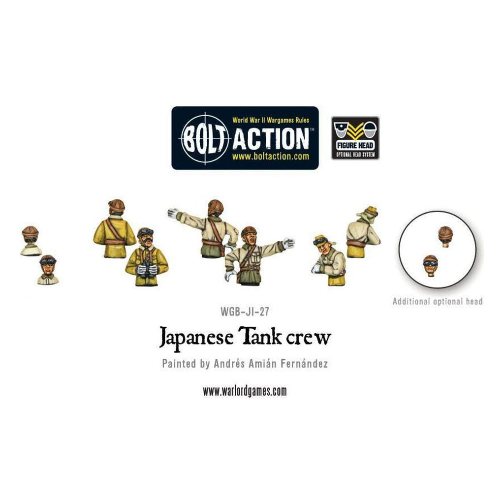 Bolt Action Japanese Tank Crew New - Tistaminis