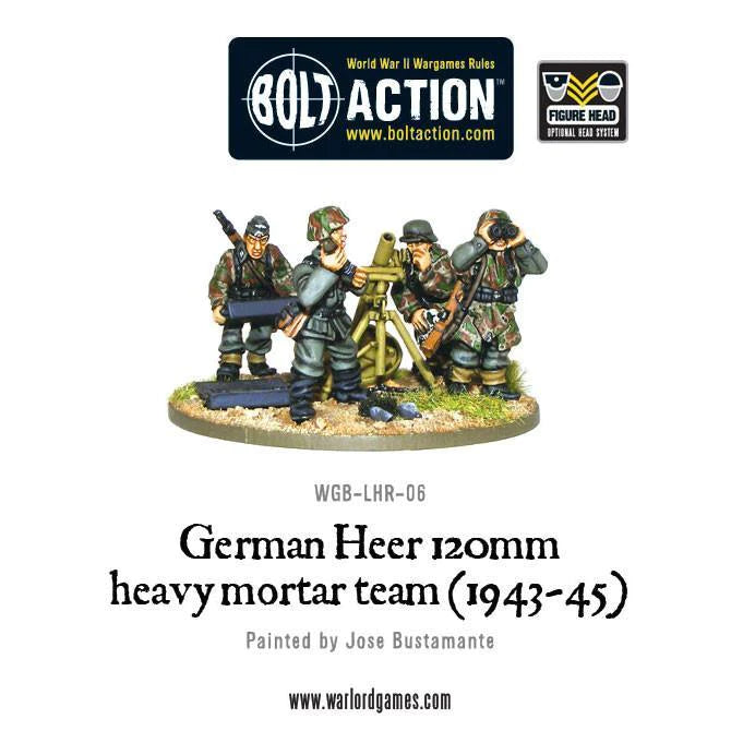 Bolt Action German German Heer 120mm heavy mortar team (1943-45) New - Tistaminis