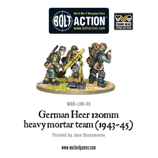 Bolt Action German German Heer 120mm heavy mortar team (1943-45) New - Tistaminis