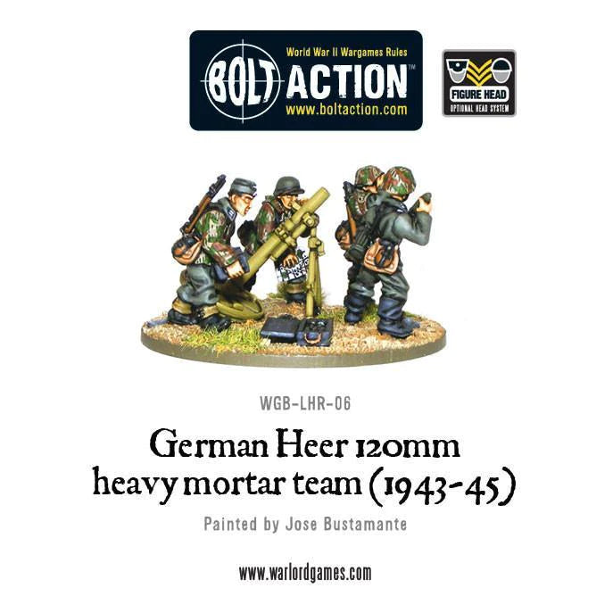 Bolt Action German German Heer 120mm heavy mortar team (1943-45) New - Tistaminis