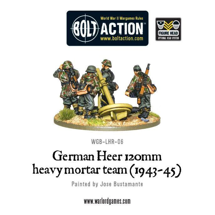 Bolt Action German German Heer 120mm heavy mortar team (1943-45) New - Tistaminis