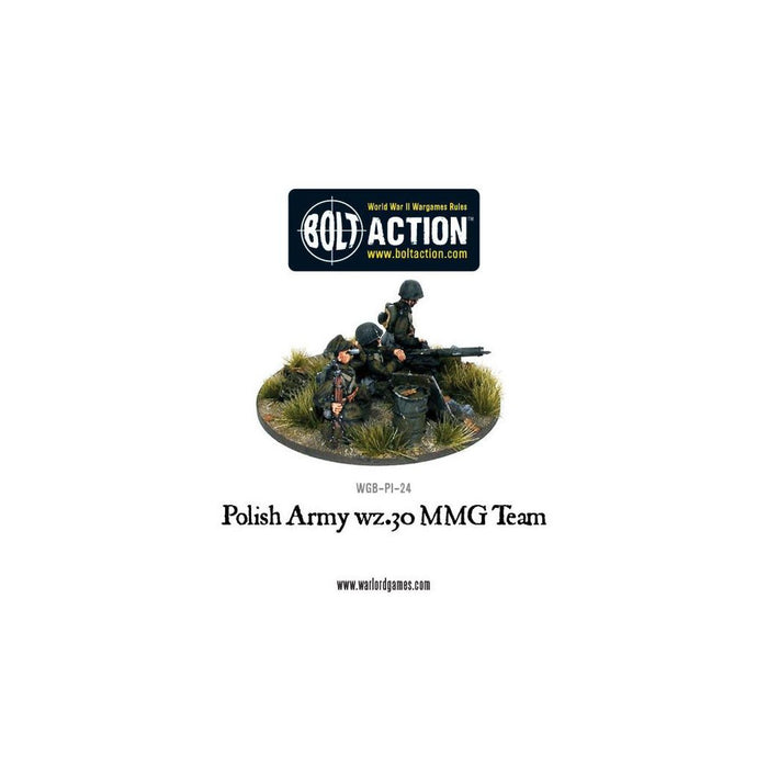 Bolt Action Polish Army Wz.30 MMG Team New - Tistaminis