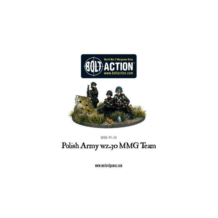 Bolt Action Polish Army Wz.30 MMG Team New - Tistaminis