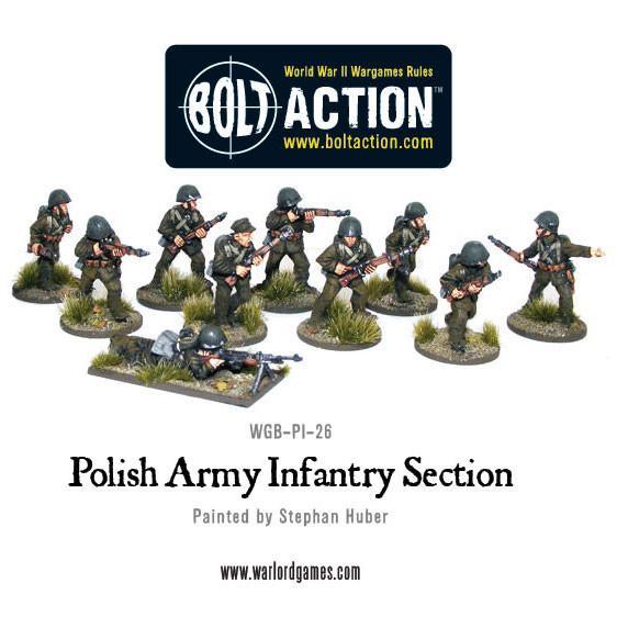 Bolt Action Polish Army infantry section New - Tistaminis