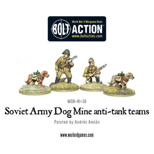 Bolt Action Soviet Army Dog Mines anti-tank teams New - Tistaminis