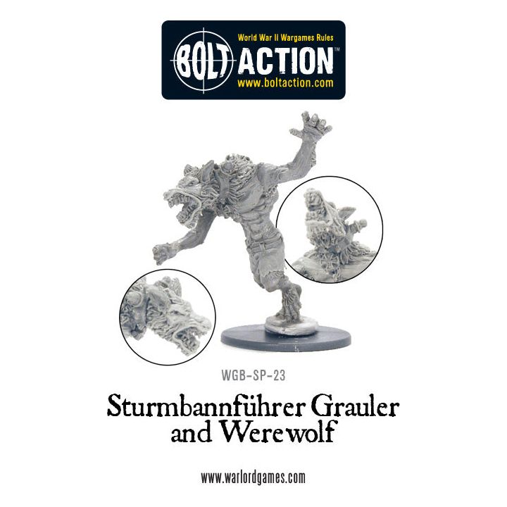 Bolt Action German Wulfen-SS: Sturmbannfuhrer Grauler And Werewolf New - Tistaminis