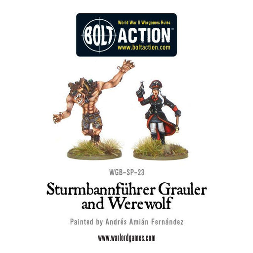 Bolt Action German Wulfen-SS: Sturmbannfuhrer Grauler And Werewolf New - Tistaminis