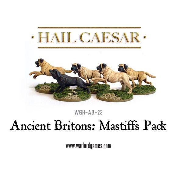 Hail Caesar Ancient Britons: Mastiffs Pack New - Tistaminis