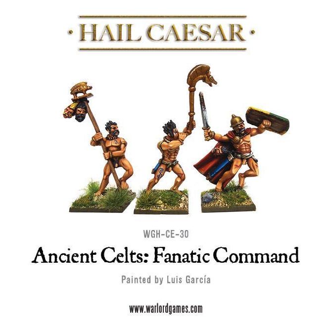 Hail Caesar Celt Fanatic Command New - Tistaminis