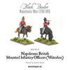 Black Powder Mounted Napoleonic British Infantry Officers (Waterloo Campaign) New - Tistaminis