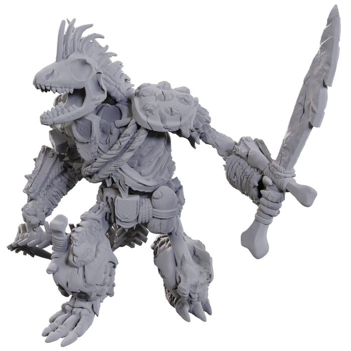 Dungeons and Dragons Nolzur's Marvelous Unpainted Miniatures:Lizardfolk Skeleton