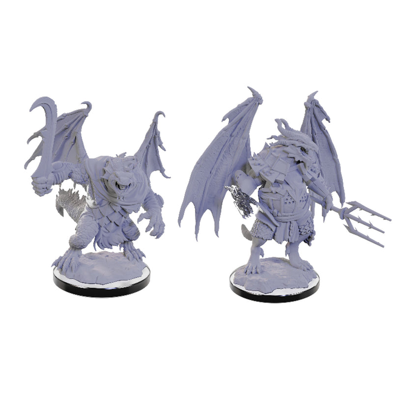 Dungeons & Dragons Nolzur's Marvelous Miniatures: Wave 22: Draconian Mage & Foot Soldier New - Tistaminis