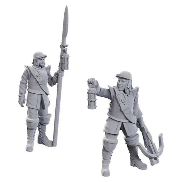 WizKids Deep Cuts Unpainted Miniatures:Roadwardens Male & Female