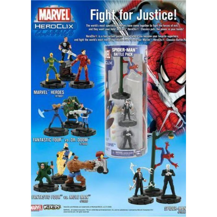 MARVEL HEROCLIX CLASSICS BATTLE PACK SPIDER-MAN