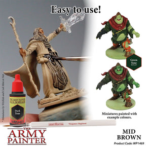 Army Painter Mid Brown New - Tistaminis