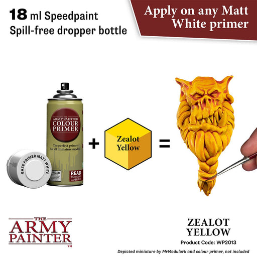 Army Painter Speedpaint Zealot Yellow New - Tistaminis