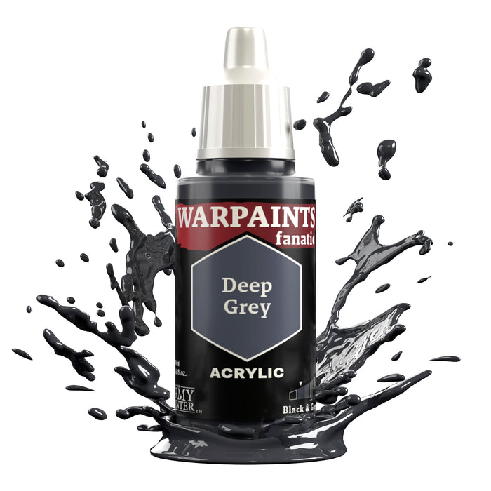 ARMY PAINTER FANATIC ACRYLIC DEEP GREY New - Tistaminis