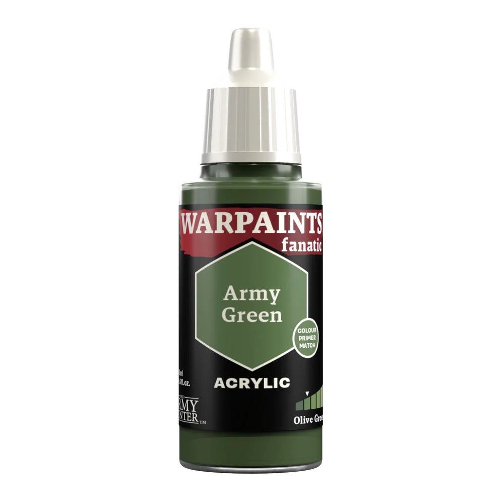 ARMY PAINTER FANATIC ACRYLIC ARMY GREEN - Tistaminis