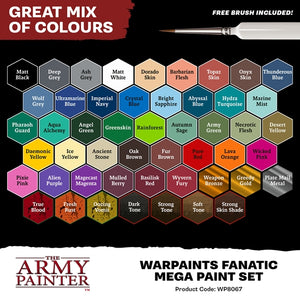 Army Painter WARPAINTS: FANATIC MEGA PAINT SET Q1 2024 Pre-Order - Tistaminis