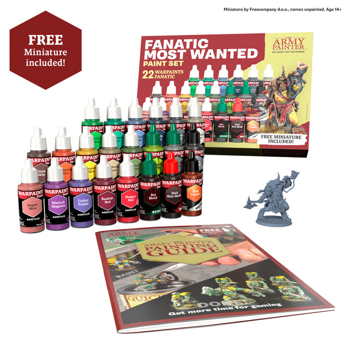 ARMY PAINTER WARPAINTS: FANATIC MOST WANTED PAINT SET