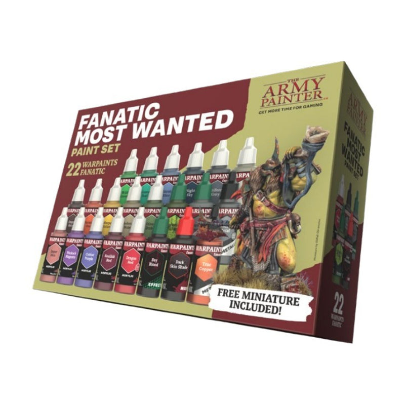 ARMY PAINTER WARPAINTS: FANATIC MOST WANTED PAINT SET Q2 2024 Pre-Order - Tistaminis