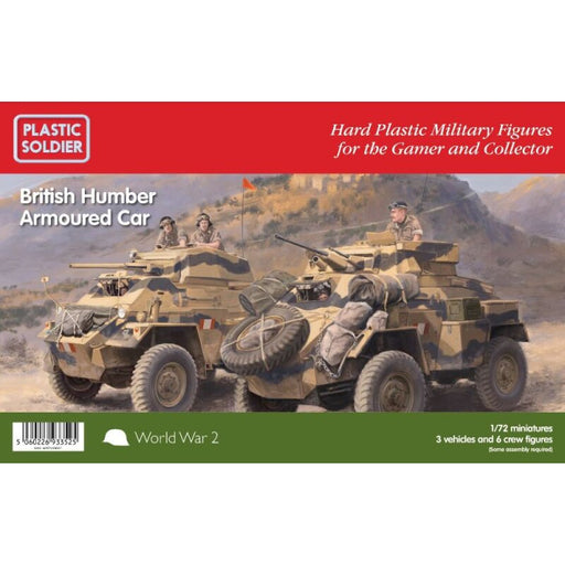 Plastic Soldier Company WW2V20037 BRITISH HUMBER ARMOURED CAR 1/72 New - Tistaminis