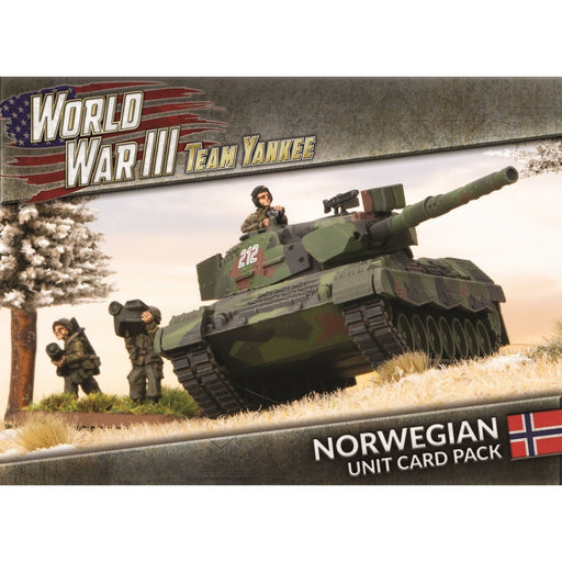 Team Yankee Norwegian Unit Cards (27x Cards) Aug-12 Pre-Order - Tistaminis