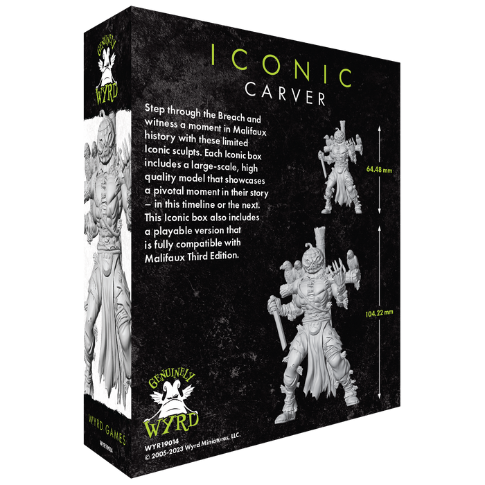 Malifaux Wyrd Iconics - Dark Harvest - The Carver