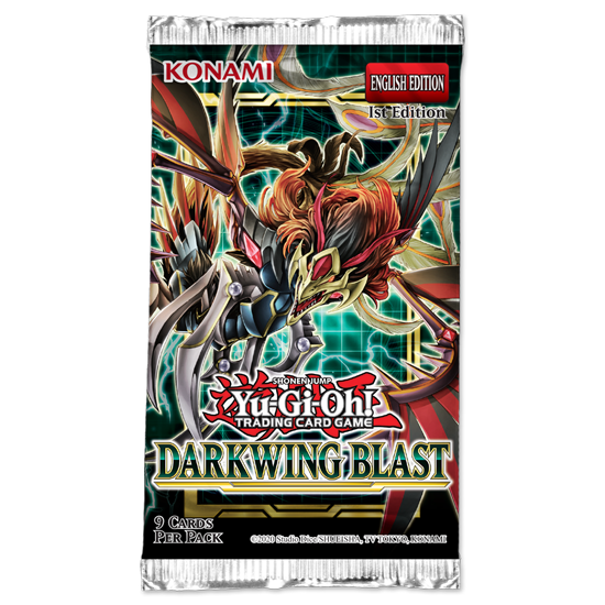 Yugioh Darkwing Blast Booster Pack New - Tistaminis