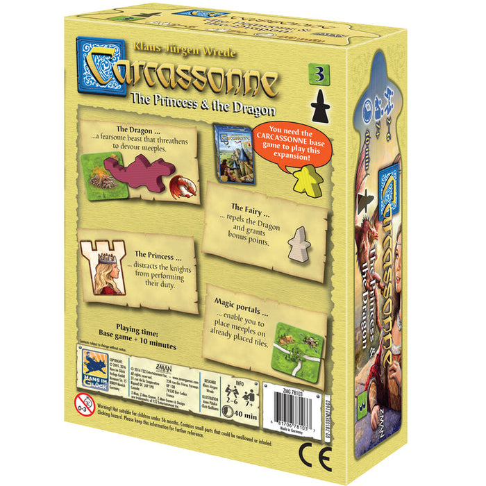 CARCASSONNE: EXP #3 - THE PRINCESS & THE DRAGON New