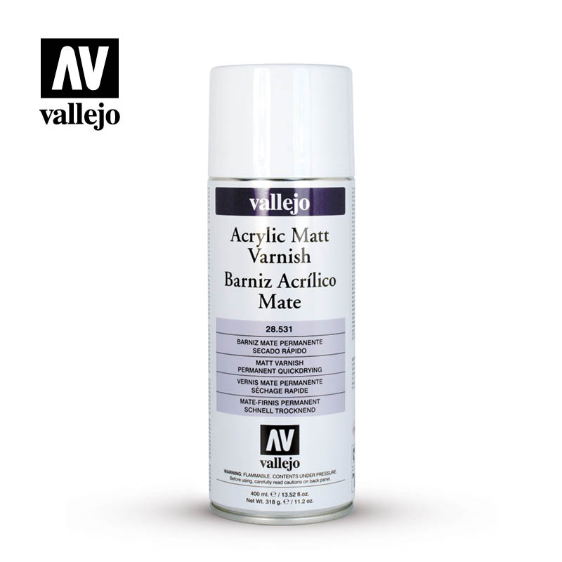 Vallejo VAL28531 MATT VARNISH AEROSOL 400ML - Tistaminis