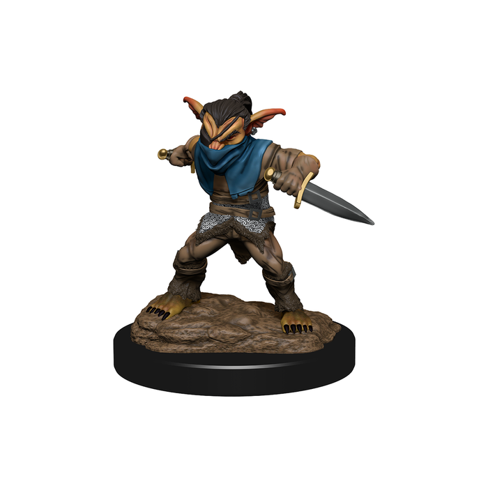 D&D Nolzur's Marvelous Miniatures: Wave 15: Male Goblin Rogue & Goblin Bard New - Tistaminis