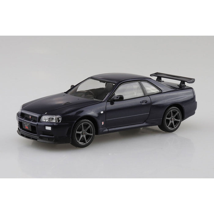 Aoshima 1/32 Nissan R34 Skyline GT-R (Midnight Purple III) New - Tistaminis