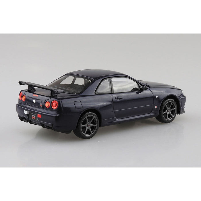 Aoshima 1/32 Nissan R34 Skyline GT-R (Midnight Purple III) New - Tistaminis