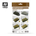 Vallejo VAL78409 GERMAN AFRIKA KORPS 41/42 - AFV CAMO Paint Set New - Tistaminis