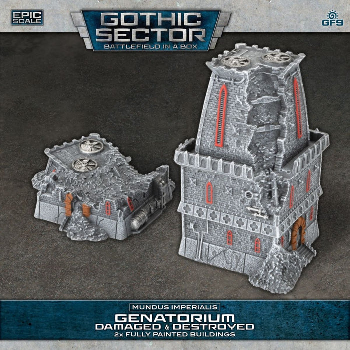 Battlefield in a Box Mundus Imperialis - Genatorium (Damaged & Destroyed x2) Feb 8 Pre-Order