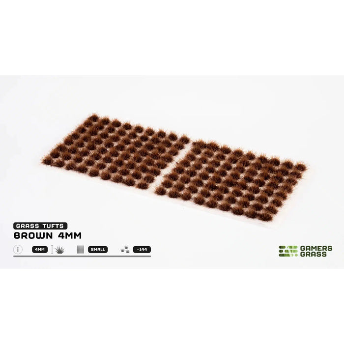 Gamers Grass Brown 4mm Small Tufts