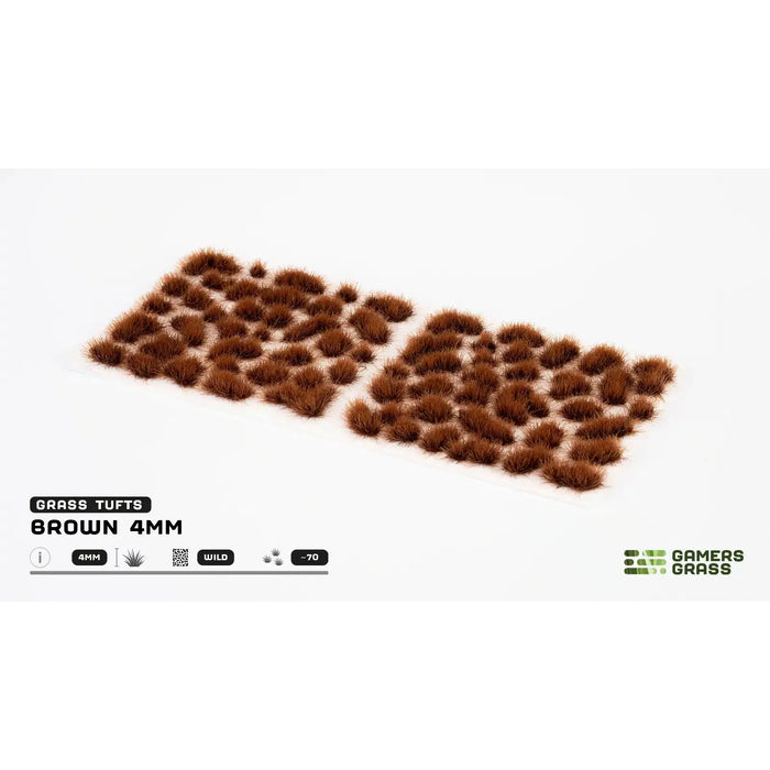 Gamers Grass Brown 4mm Wild Tufts