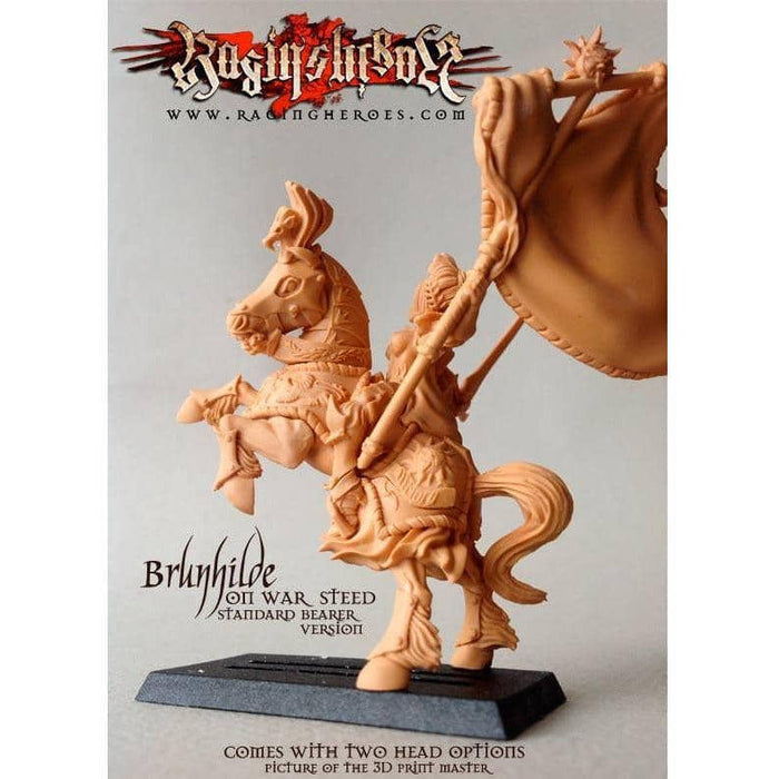 Raging Heroes Brunhilde with Great Banner on War Steed New