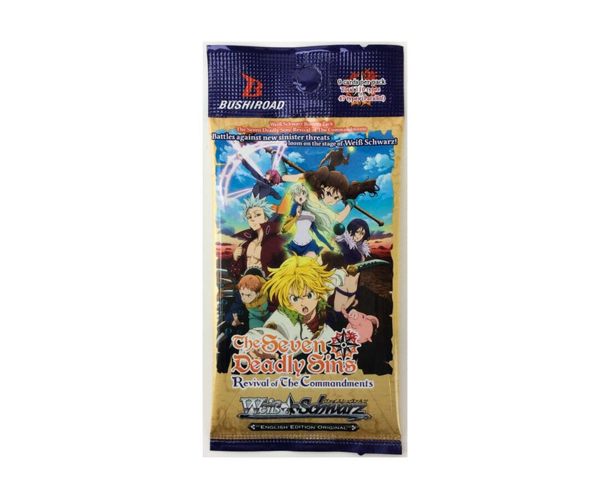 WEISS SCHWARZ SEVEN DEADLY SINS REVIVAL COMMANDMENTS BOOSTER PACK (x1)