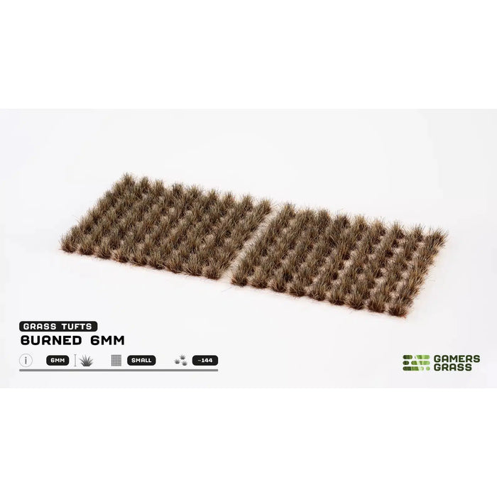 Gamers Grass Burned 6mm Small Tufts