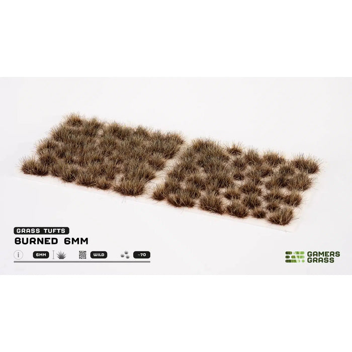 Gamers Grass Burned 6mm Wild Tufts