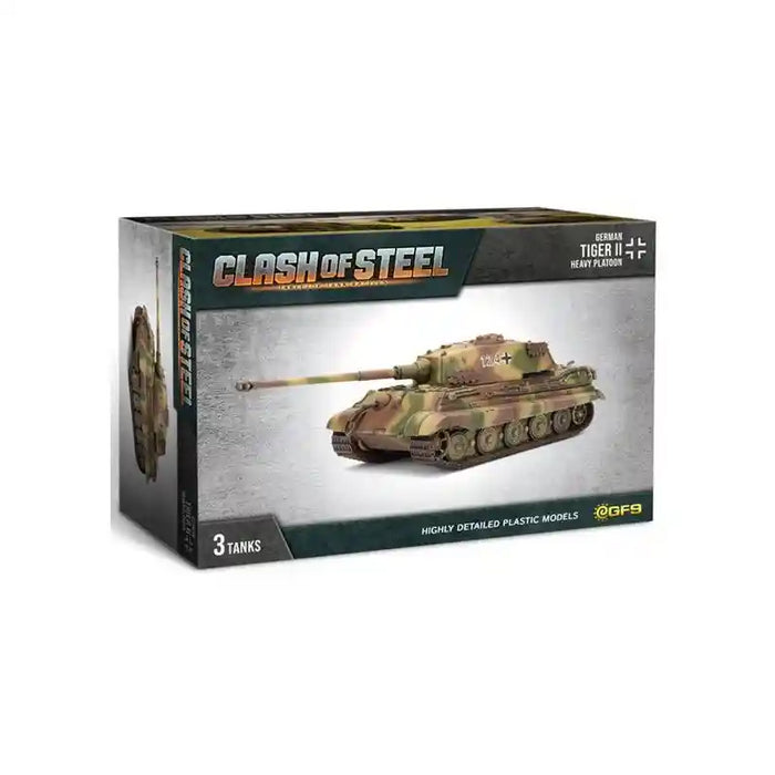 Clash of Steel Tiger II Heavy Tank Platoon (x3 Plastic)