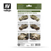 Vallejo VAL78406 GREEN VEHICLES AFV WEATHERING SYSTEM Paint Set New - Tistaminis
