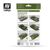 Vallejo VAL78407 UK BRONZE GREEN AFV ARMOUR Paint Set New - Tistaminis