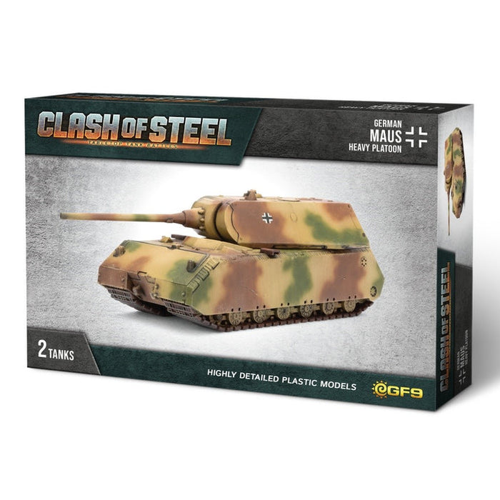 Clash of Steel Maus Heavy Tank Platoon (x2 Plastic)