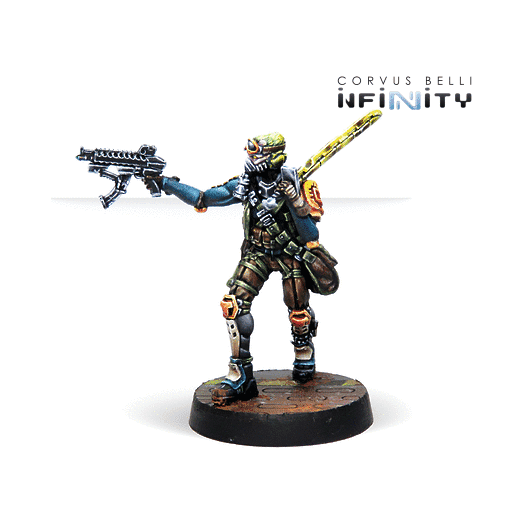 Infinity: NA2 Cube Jagers, Mercenary Recoverers (SMG) New - Tistaminis