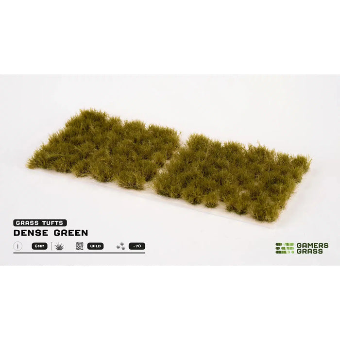 Gamers Grass Dense Green 6mm Wild Tufts